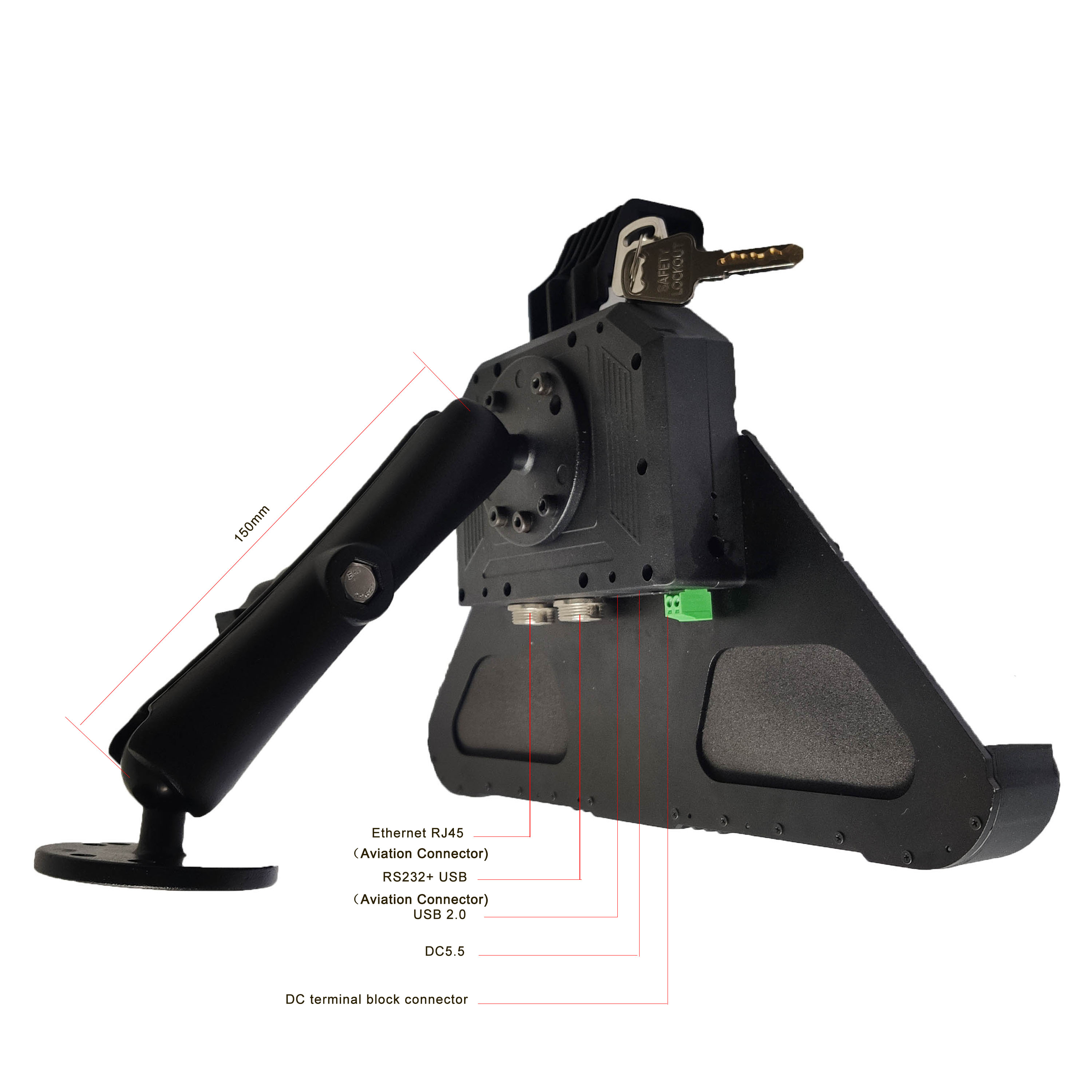 Rugged tablet vehicle docking
