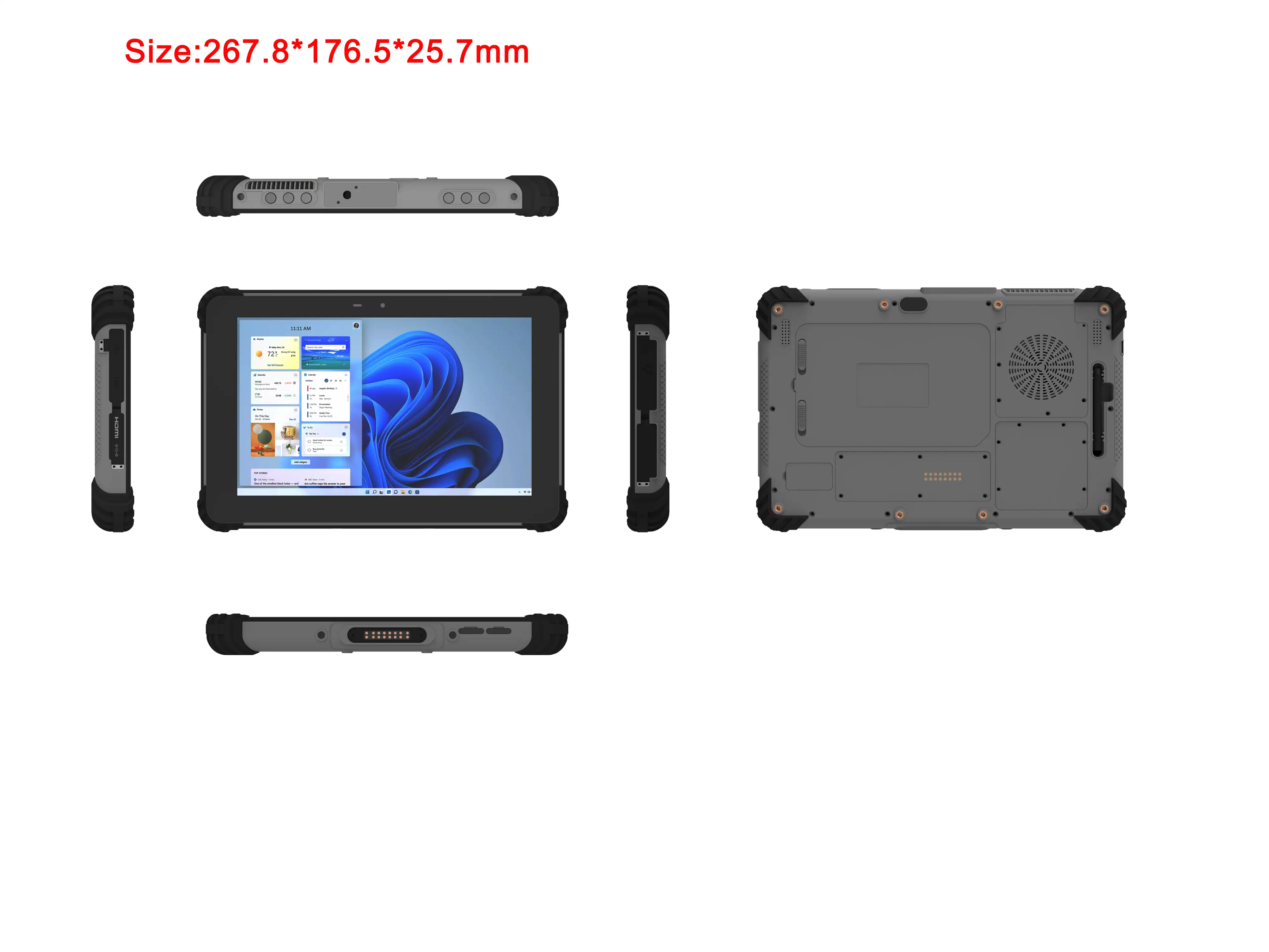 10.1 inch windows 11 pro IP67 rugged tablet with Pen