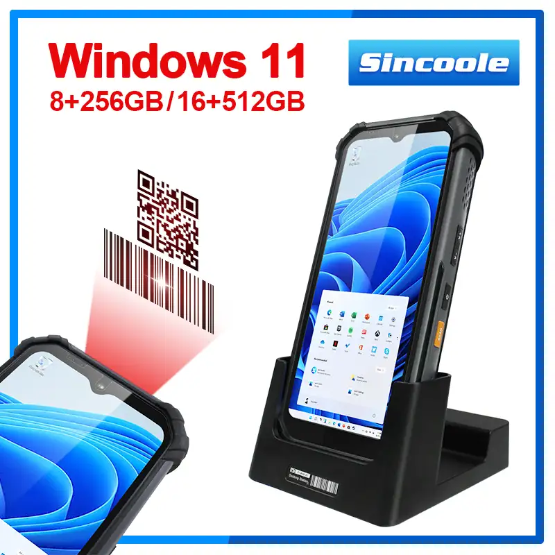 6.5 inch windows rugged handheld terminal