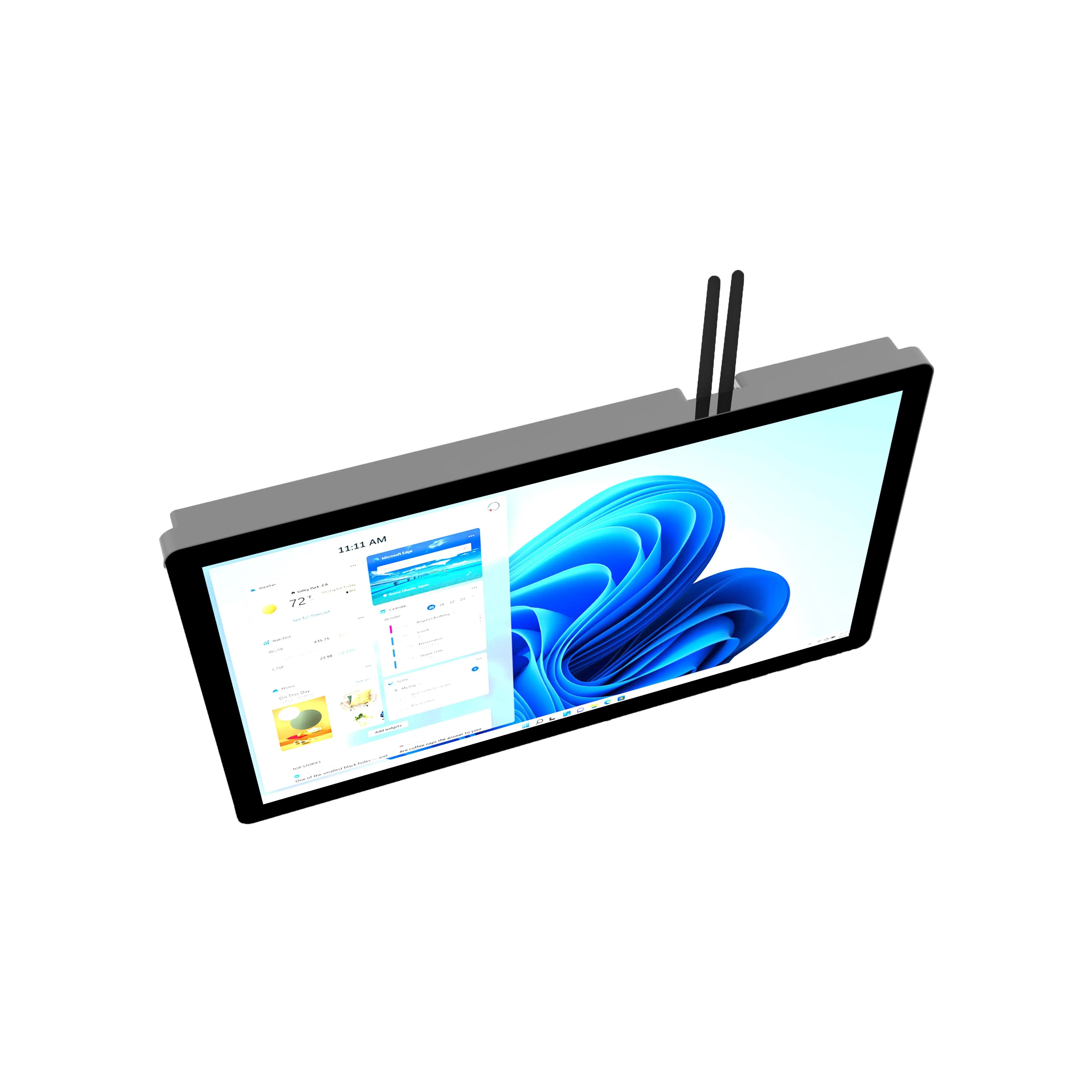 21.5 inch stainless touch Panel PCs Computer with Aviation port.