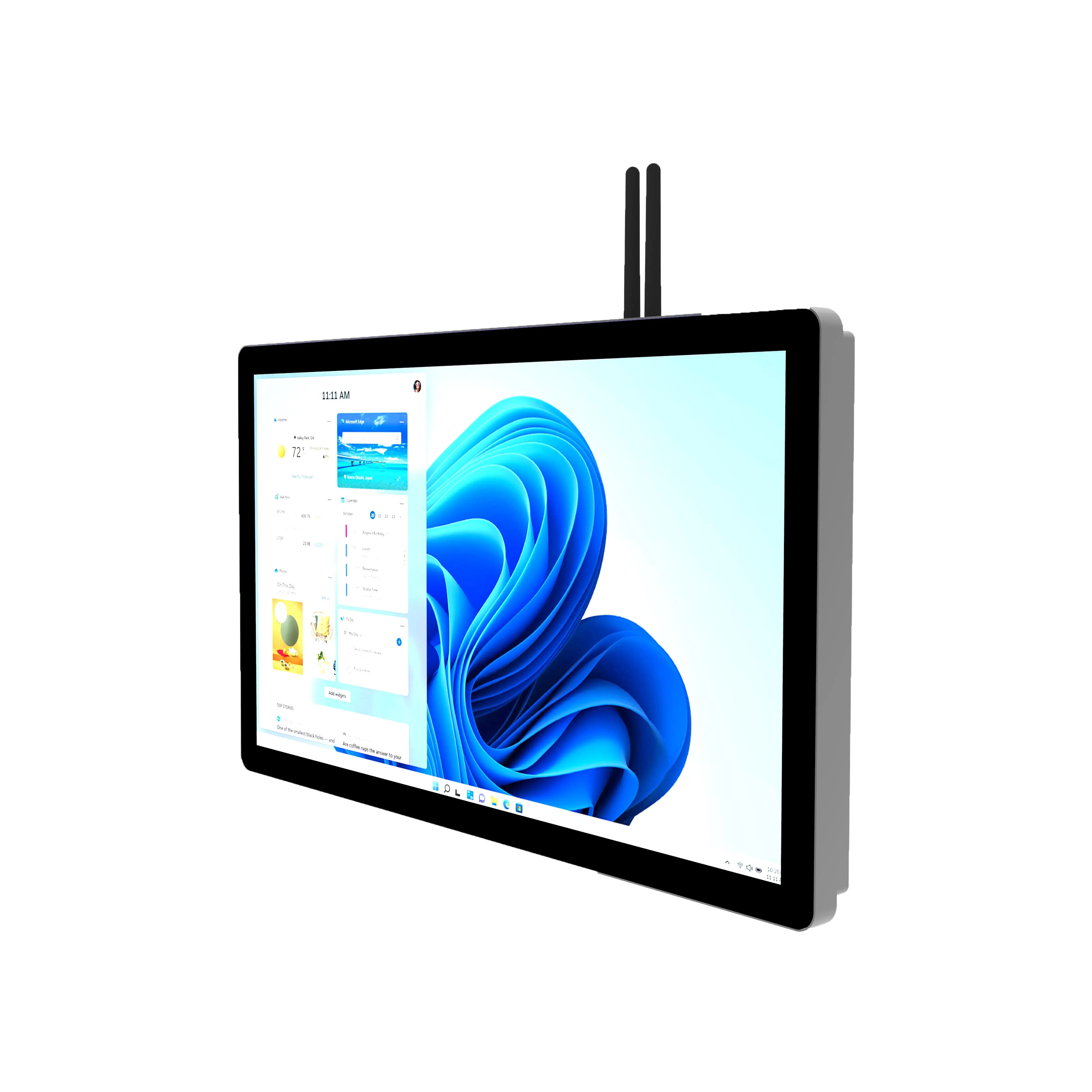 21.5 inch stainless touch Panel PCs Computer with Aviation port.