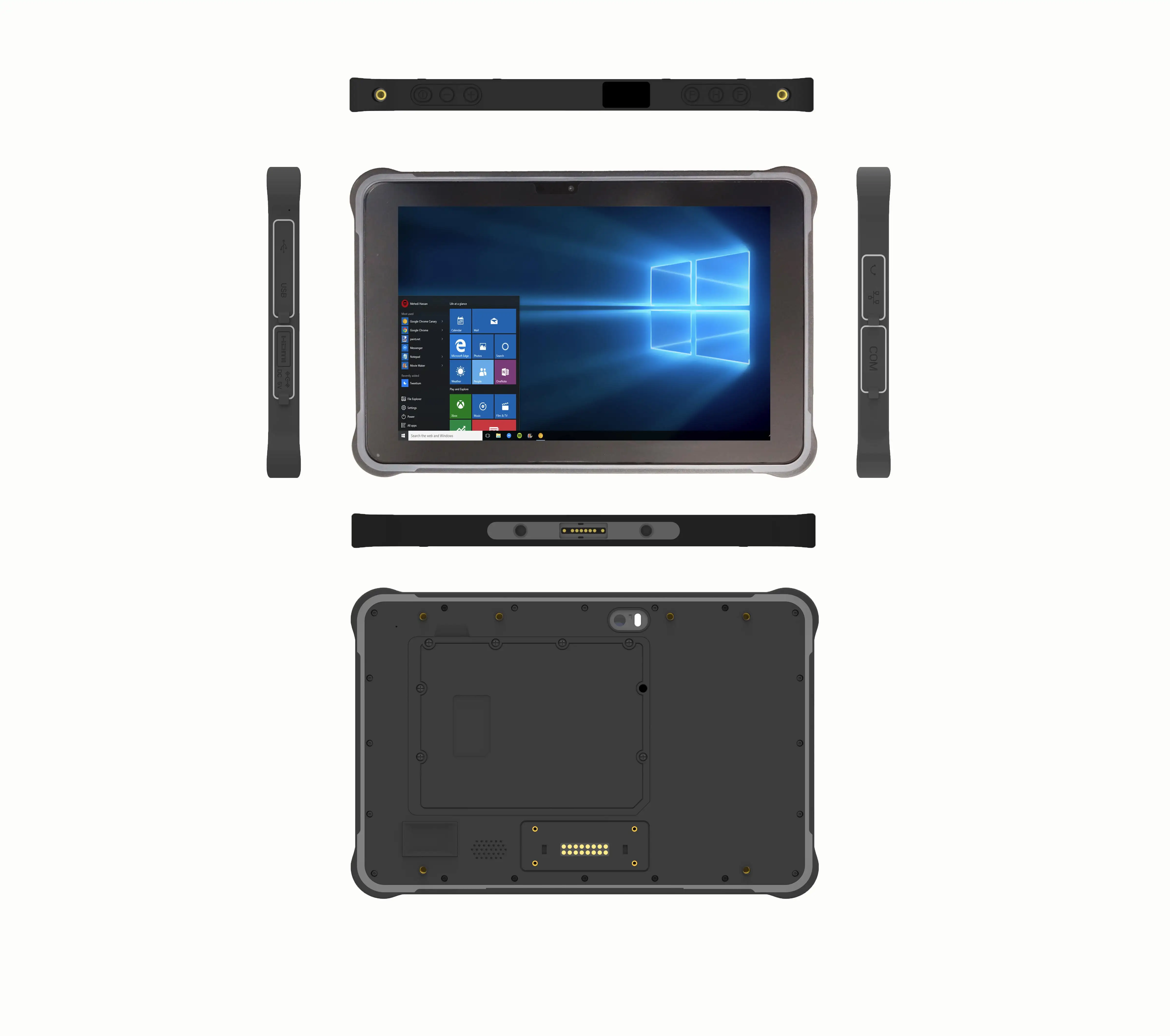 Cost effective windows 8GB/256GB Rugged Tablet