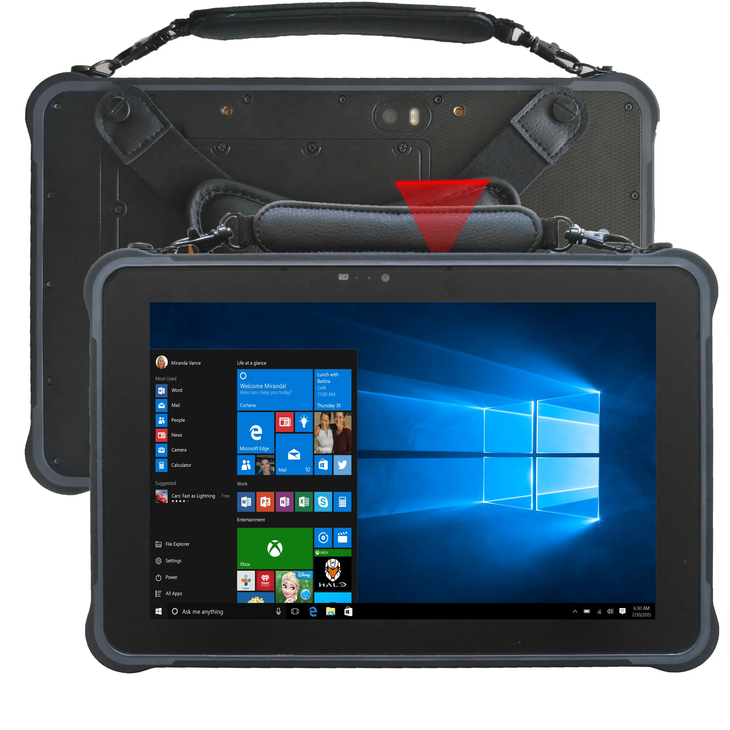 Cost effective windows 8GB/256GB Rugged Tablet