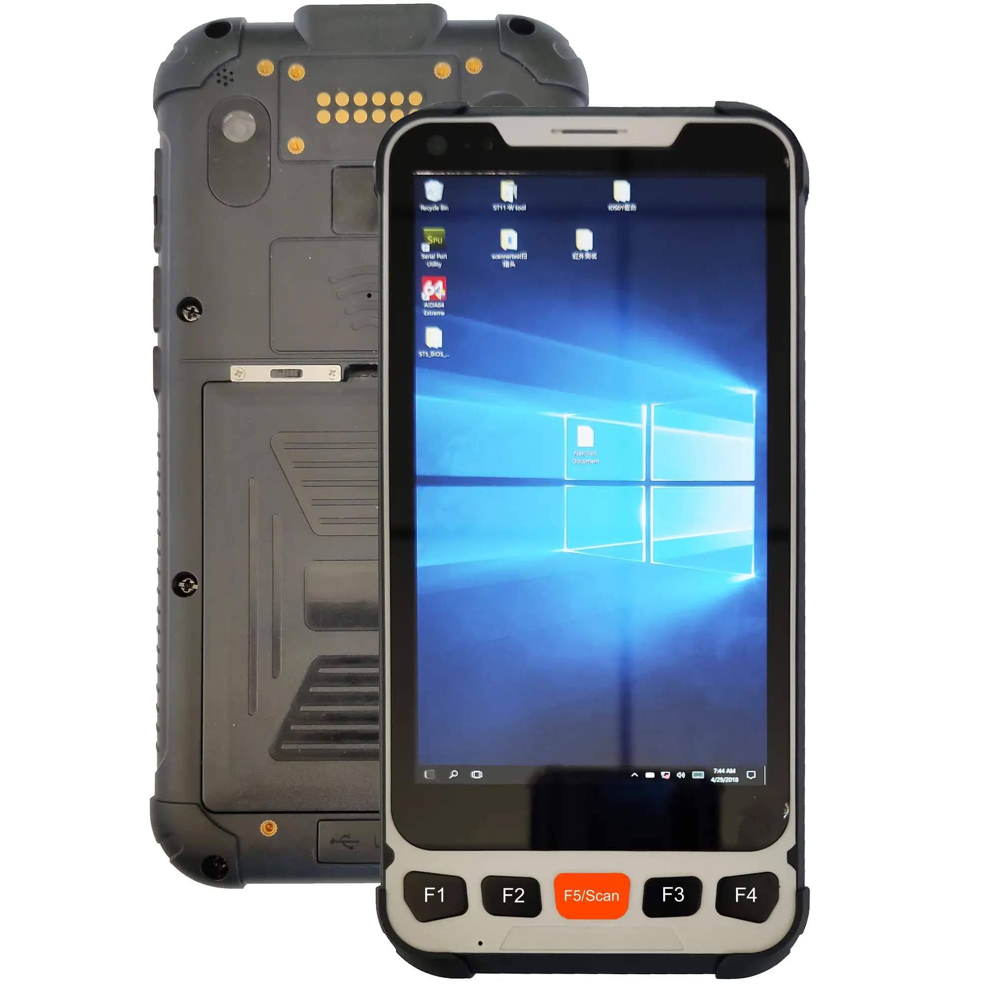 5.5 inch windows barcode smart rugged handheld terminal