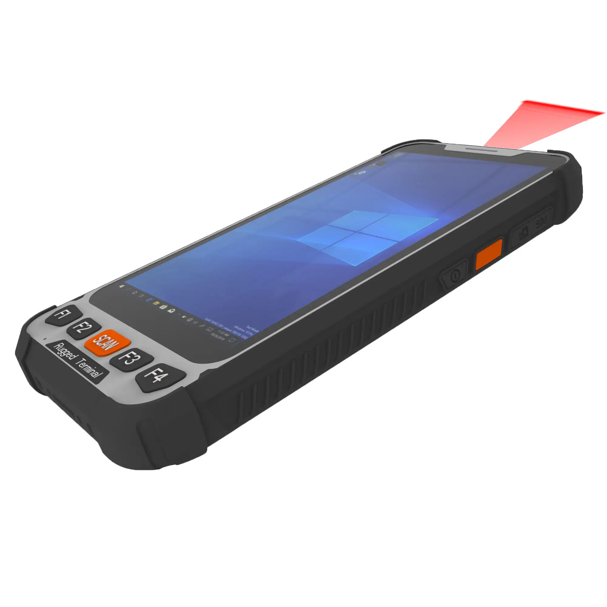 5 inch windows barcode smart rugged handheld terminal UHF