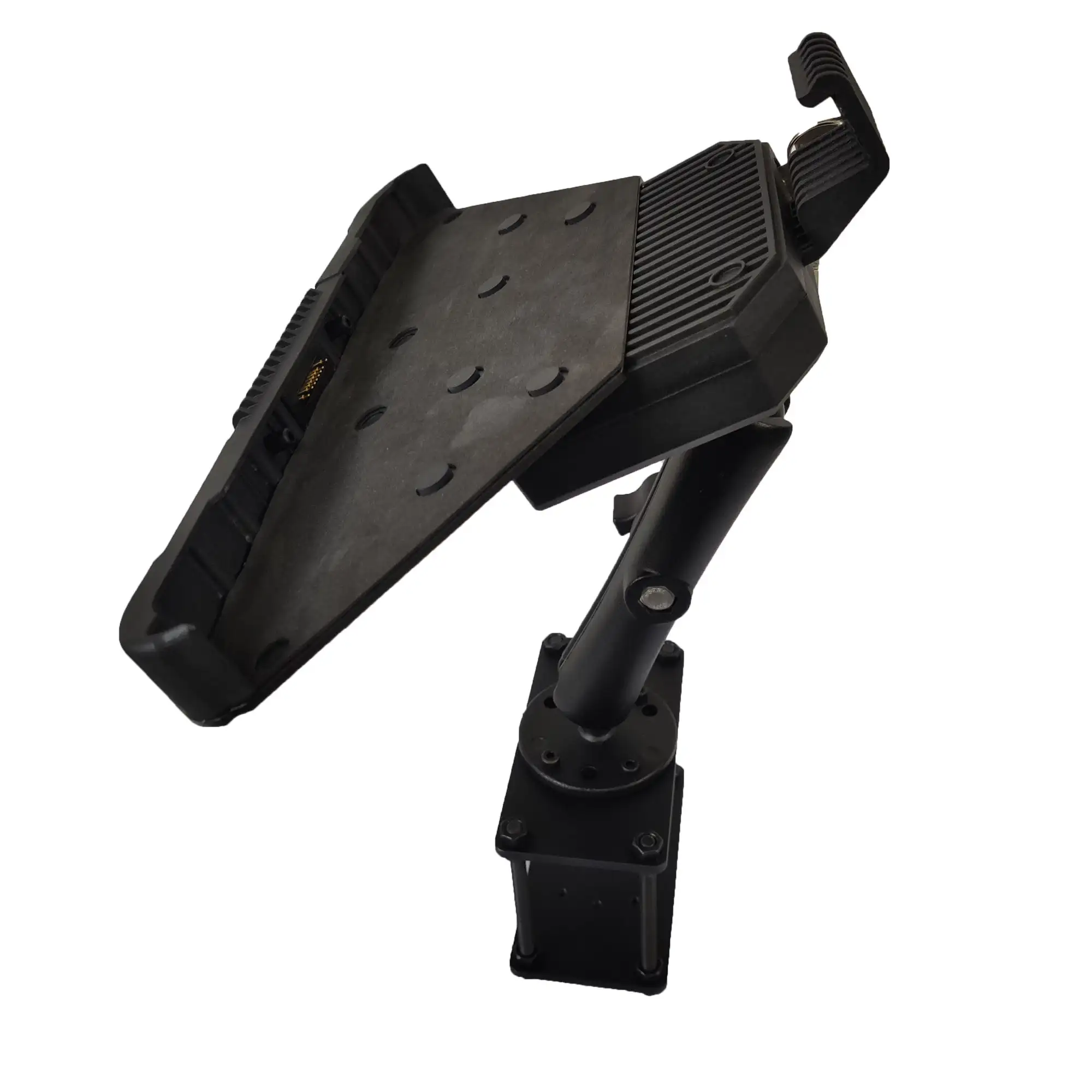 Aviation port vehicle docking station for rugged tablet