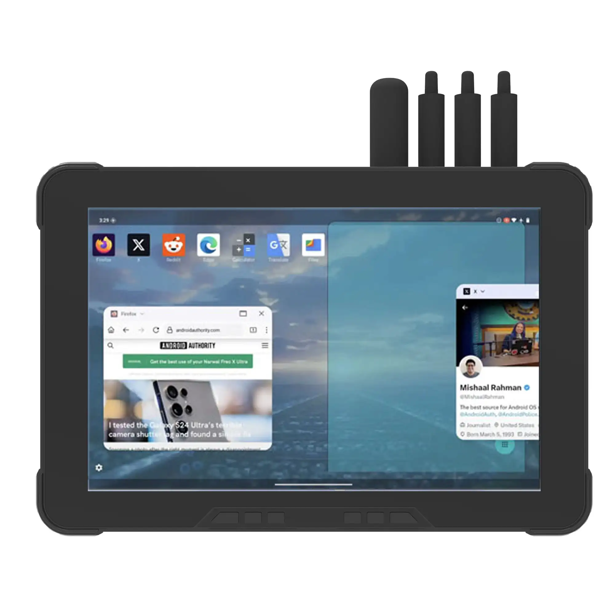 10.1 inch android 15 industrial Vehicle Tablet