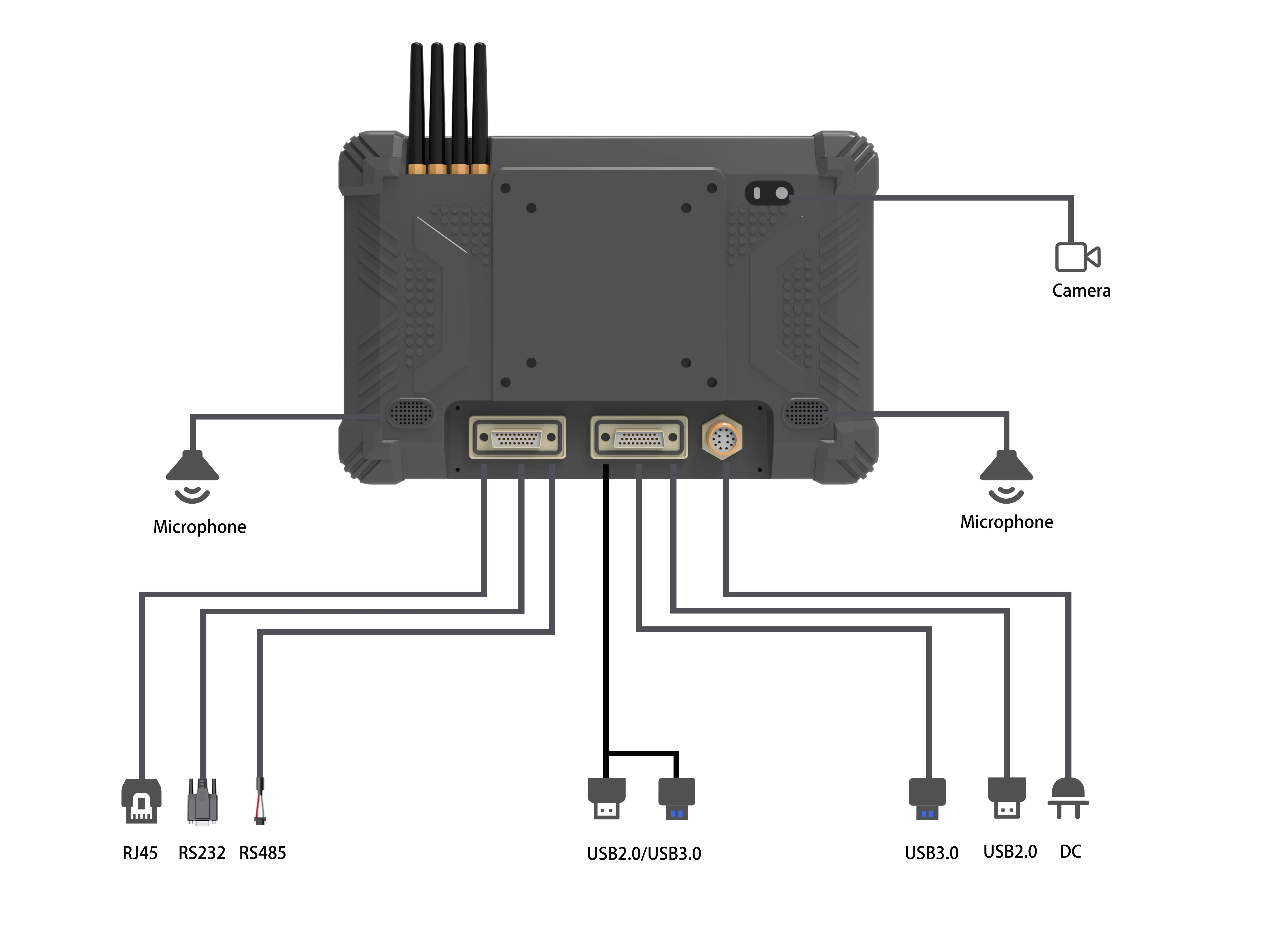 10.1 inch windows 11 vehicle rugged tablet with N5100