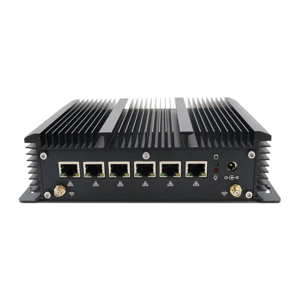 I5-8265U 6*RJ45 industrial Embedded mini Computer