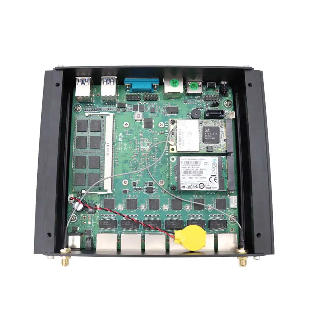 I5-8265U 6*RJ45 industrial Embedded mini Computer