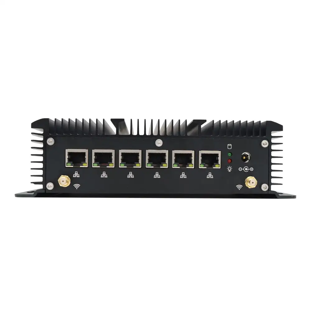 I5-8265U 6*RJ45 industrial Embedded mini Computer