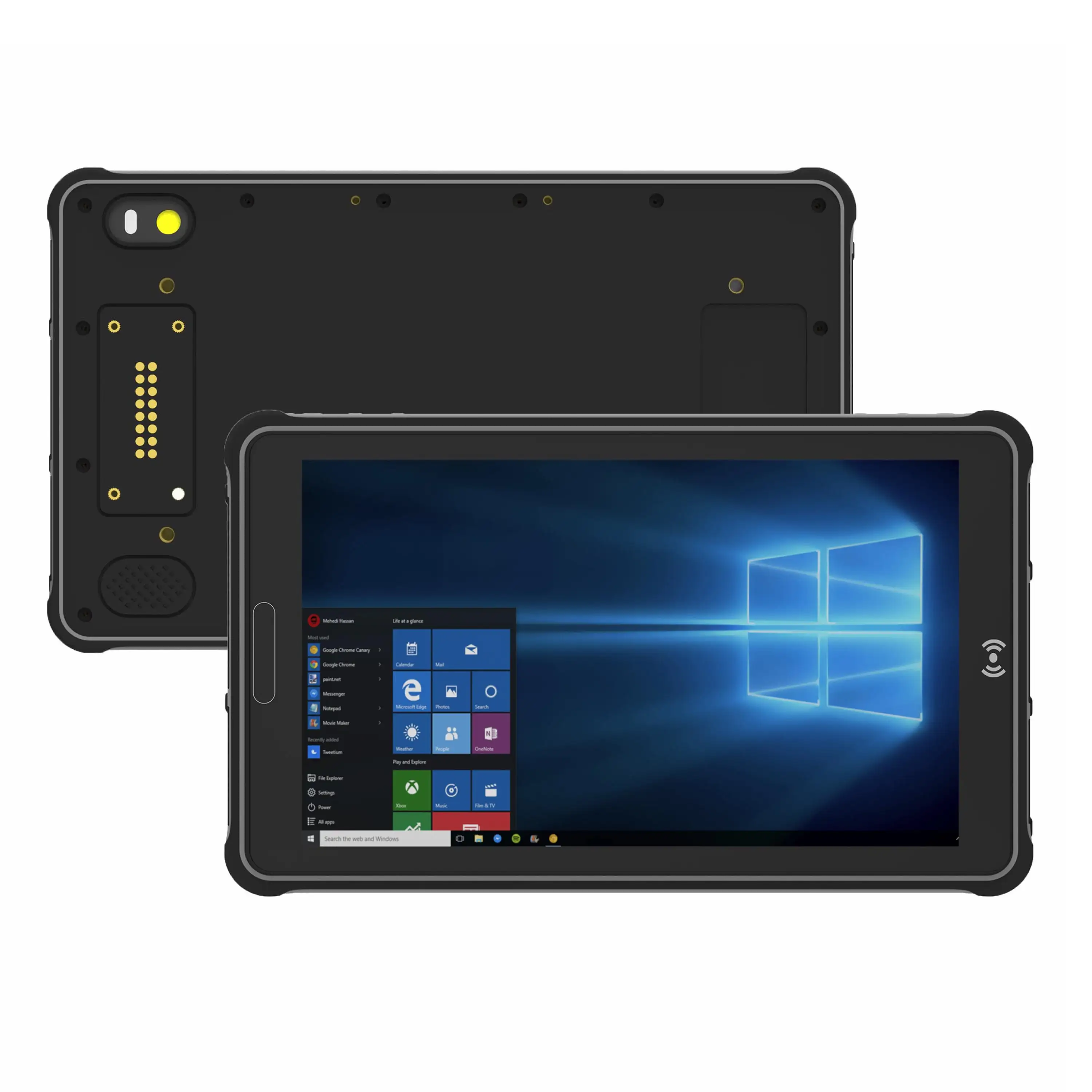 8 inch Windows 10 pro RAM 4GB ROM 64GB Rugged Tablet with Network port ST8