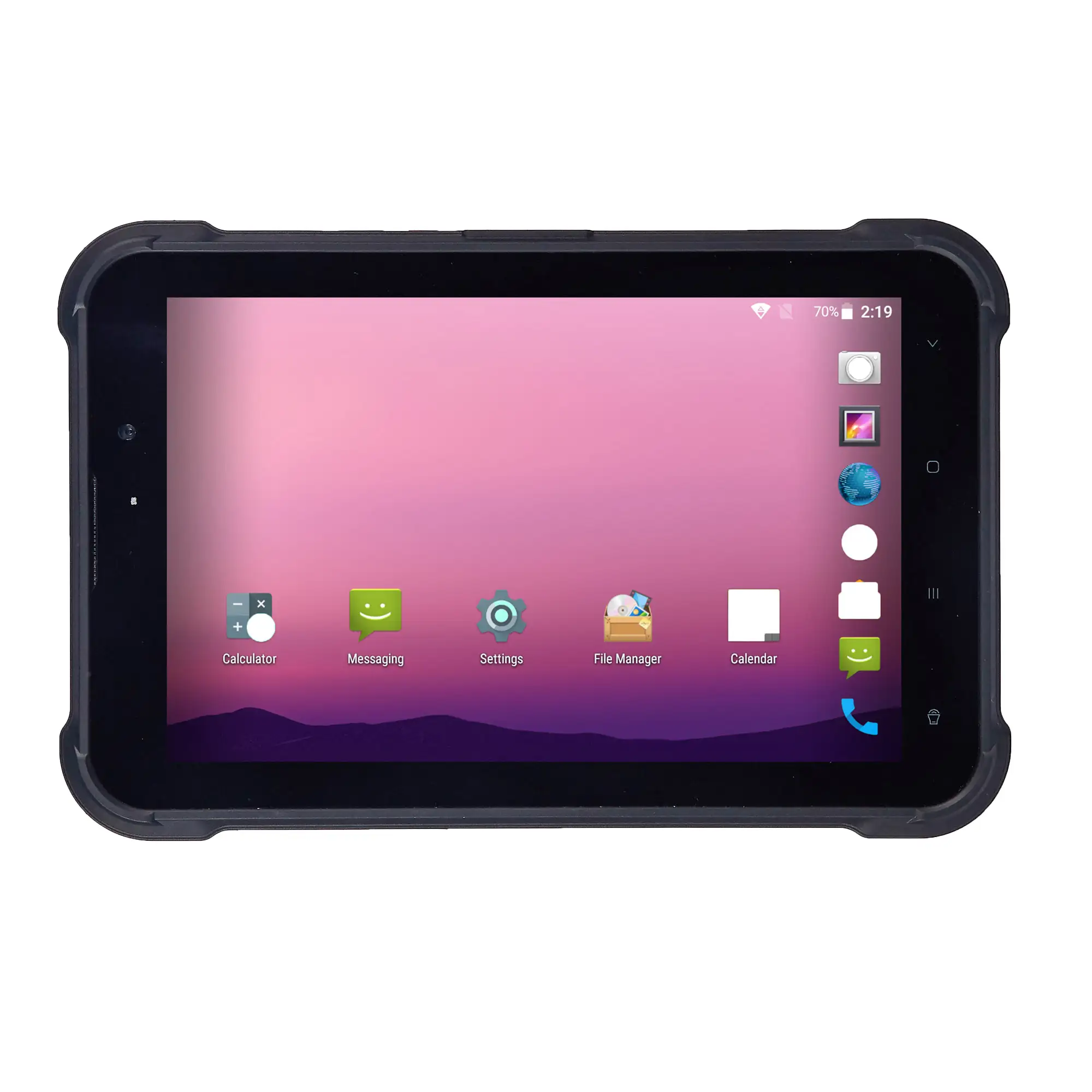 8 inch android 7.0 removable battery rugged tablet