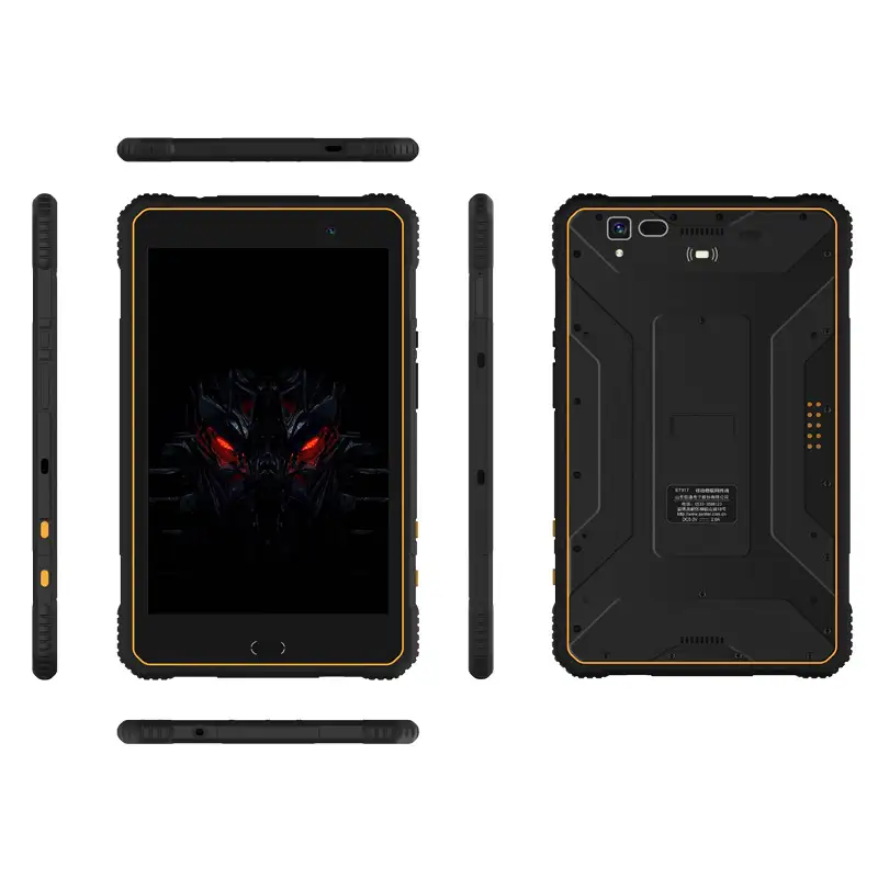 8 inch super thin fingerprint Android 8.1 rugged tablet ST917