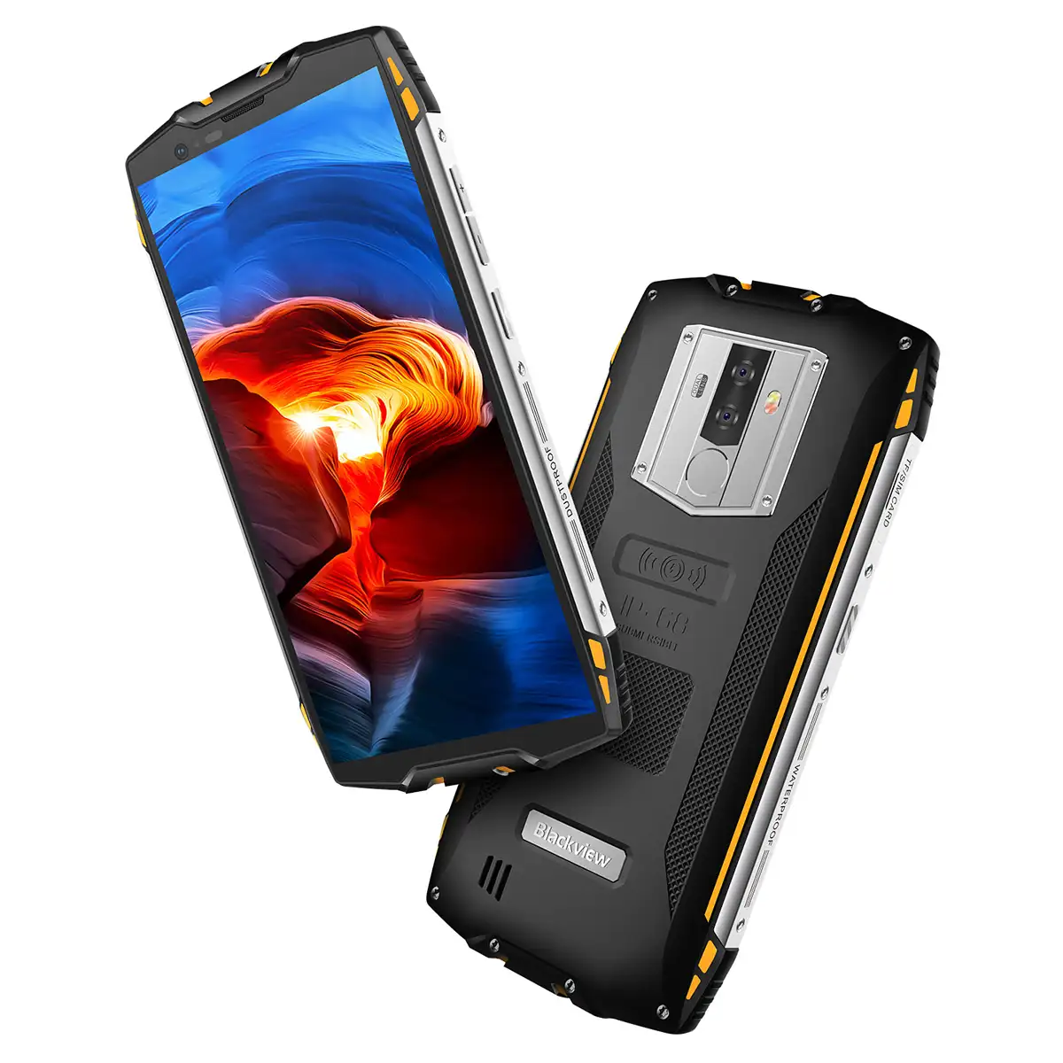 5.7 inch full screen smart rugged mobile phone BV9000